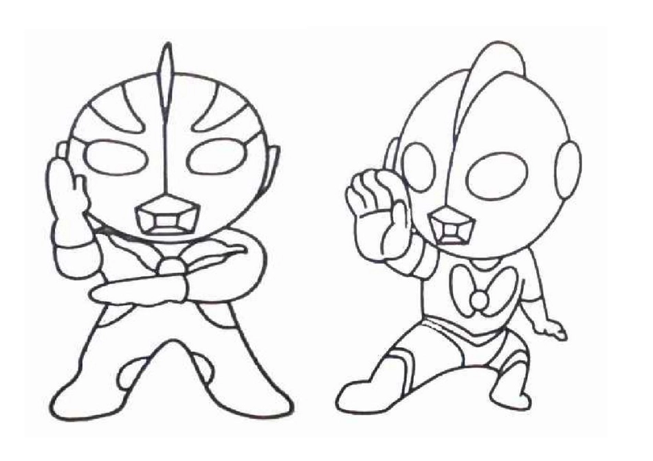 奥特曼填色图_第1页