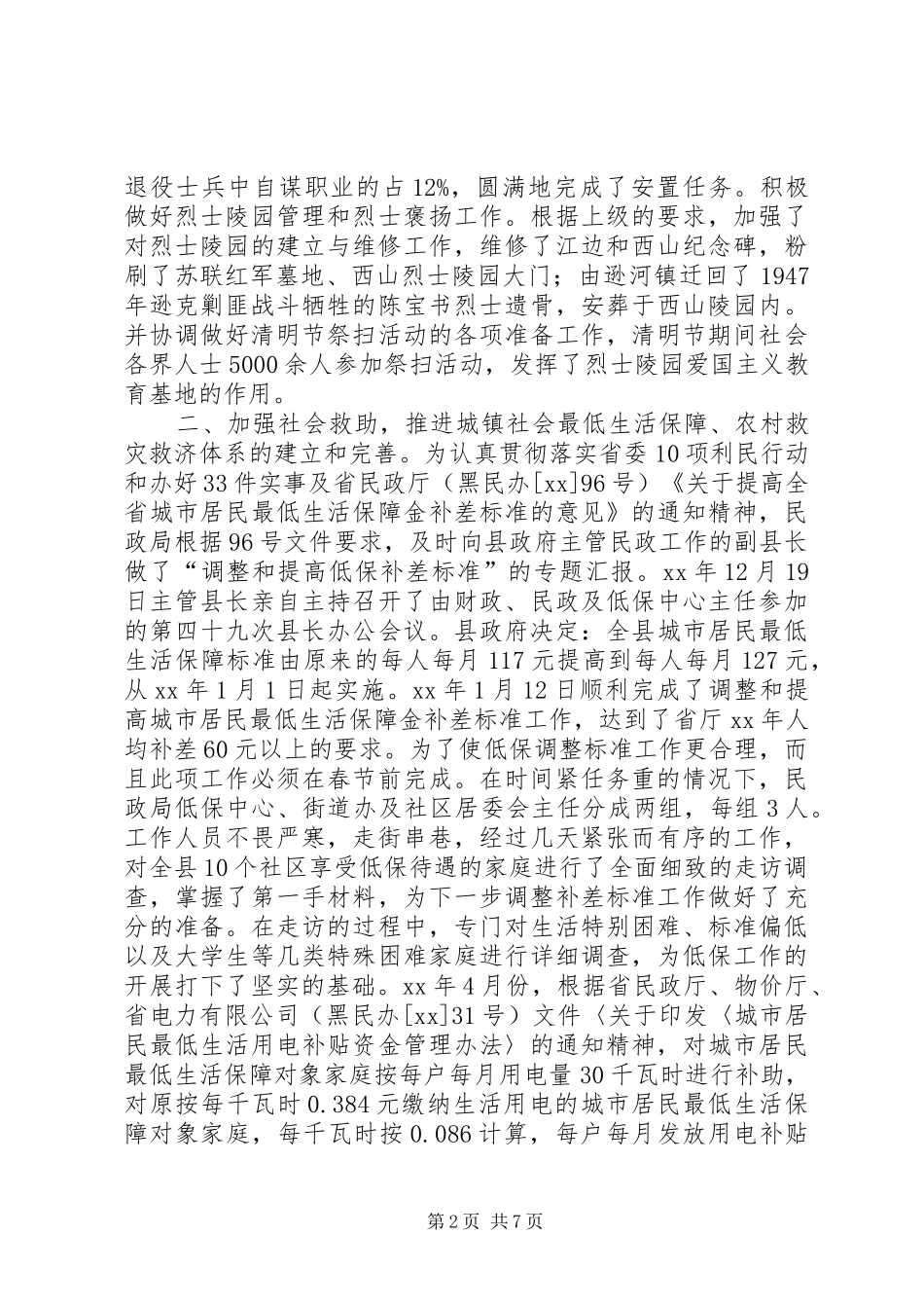 民政局工作总结_第2页