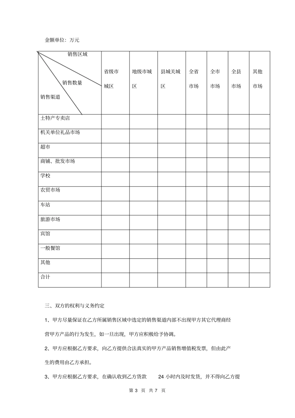 区域销售合同书_第3页