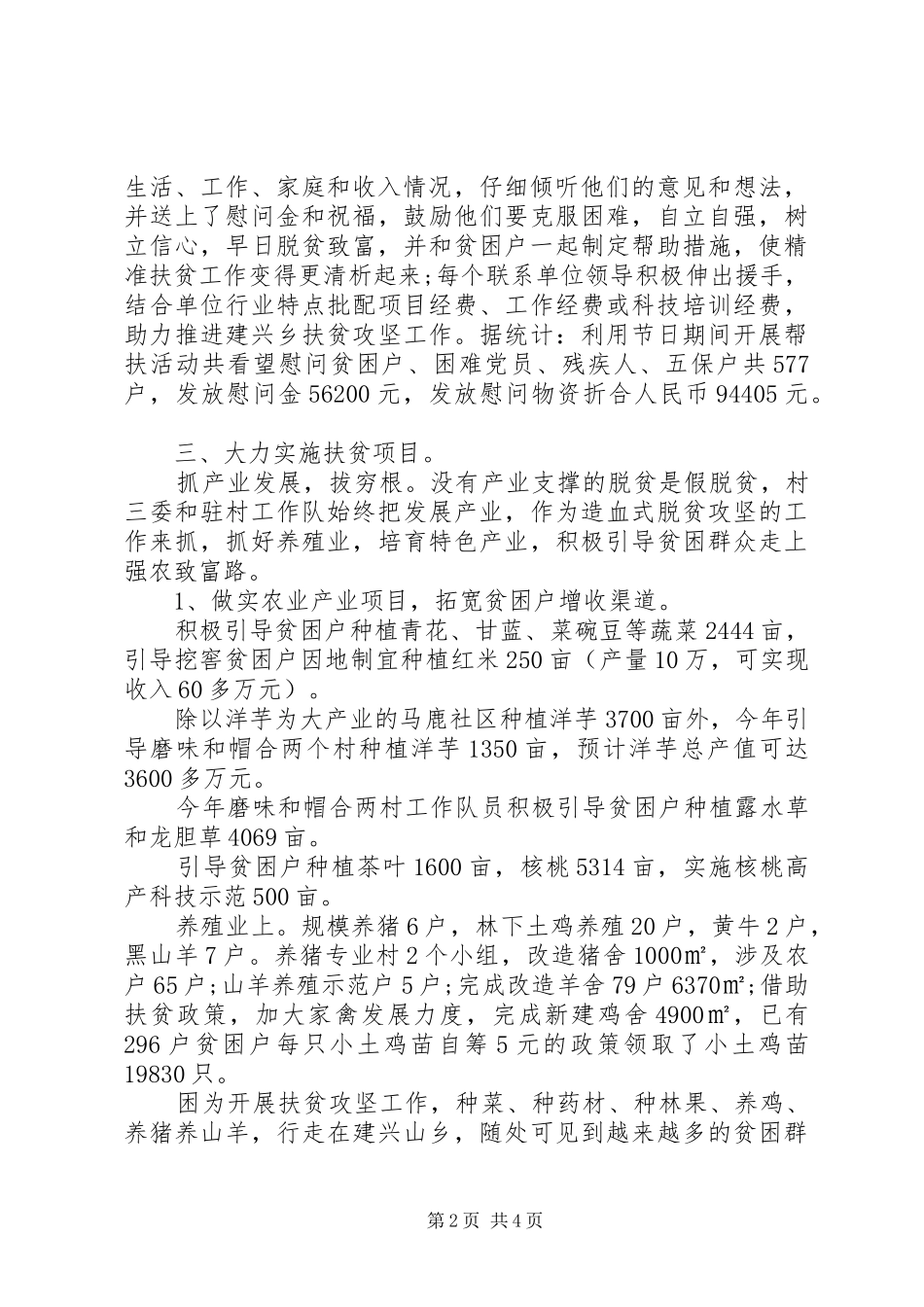 驻村工作队精准扶贫工作总结_第2页