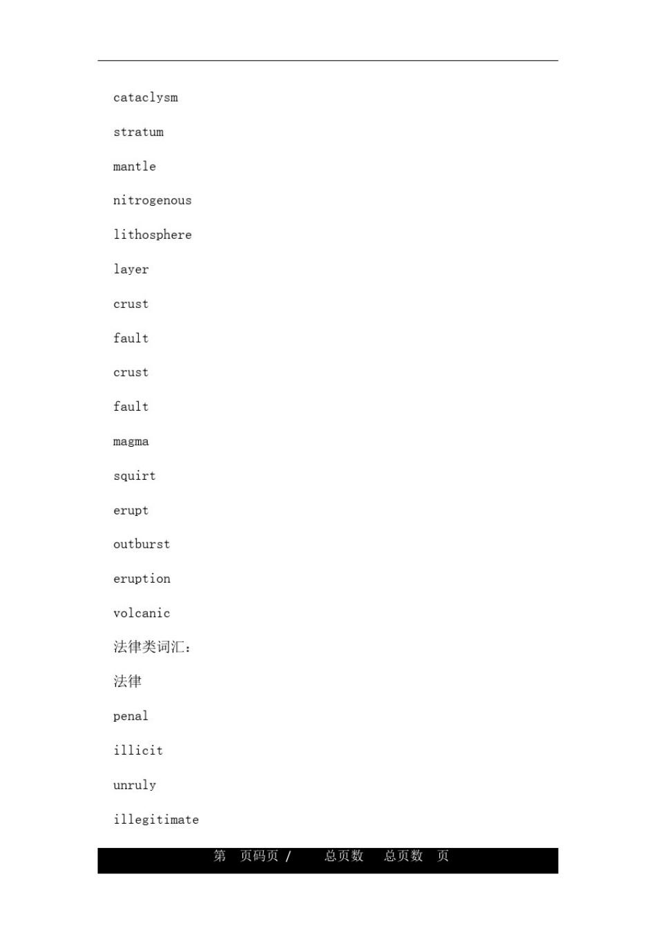 托福英语词汇分类汇总大全_第3页