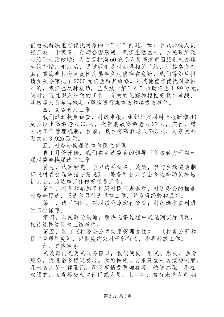 民政所年终总结_第2页