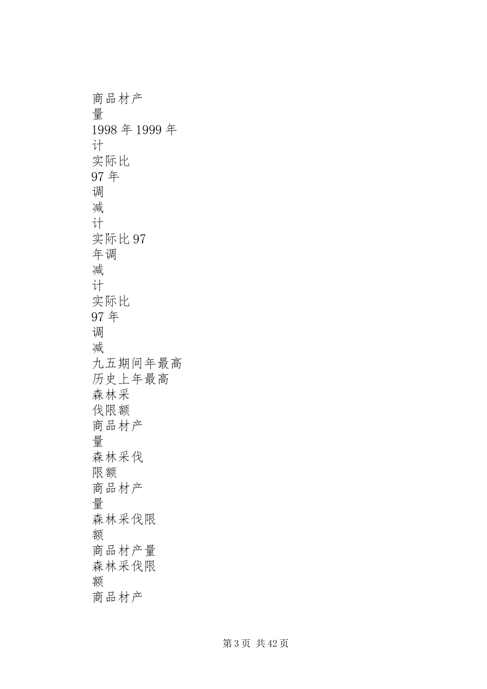某县天然林资源保护工程方案（附表格）_第3页