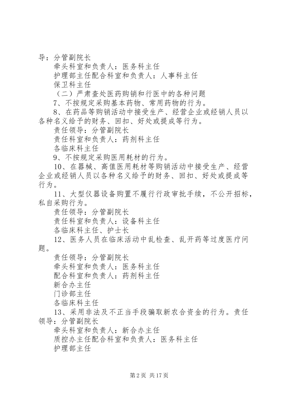 集中整治各类违法违规行为的方案_第2页