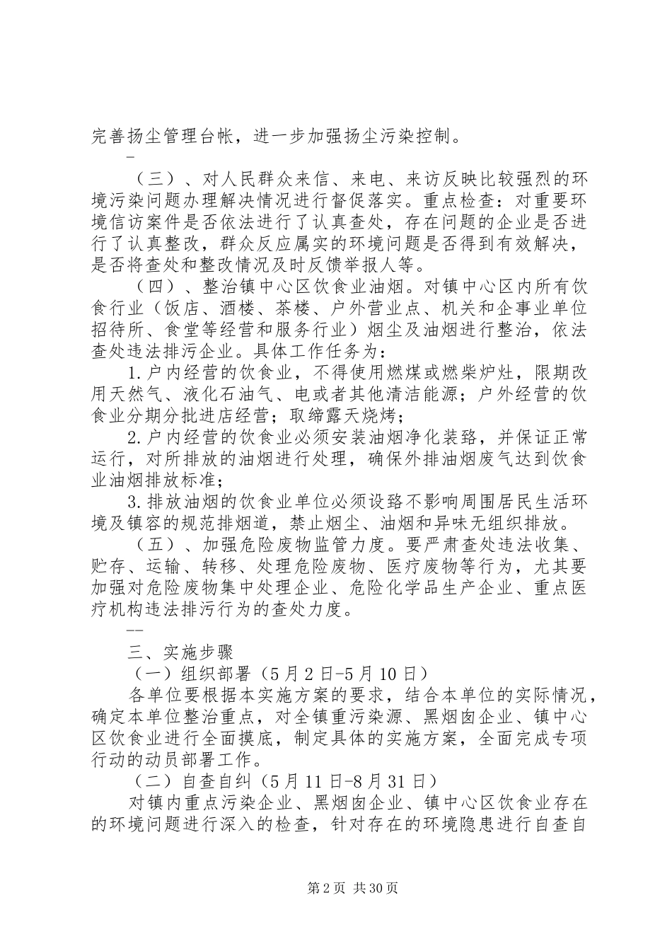 整治违法排污行动实施方案_第2页