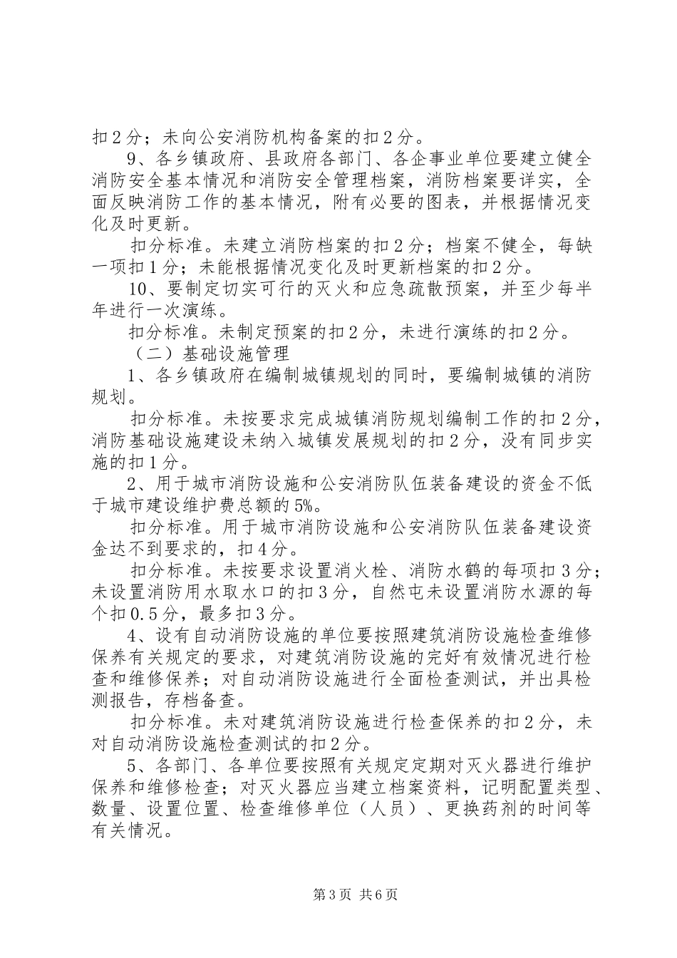 防火安全责任制考核实施方案_第3页