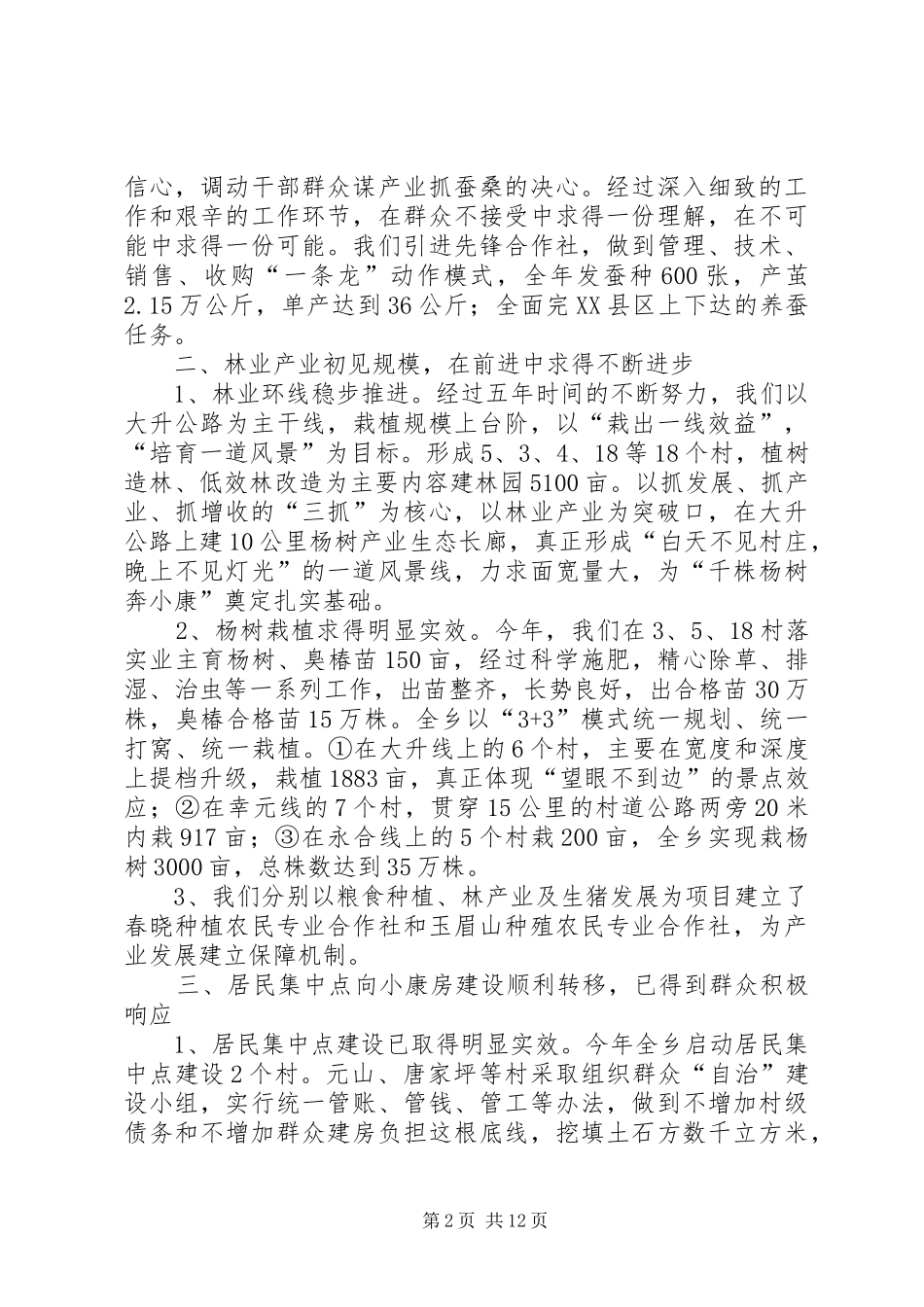 镇政府年工作总结及年工作打算_第2页