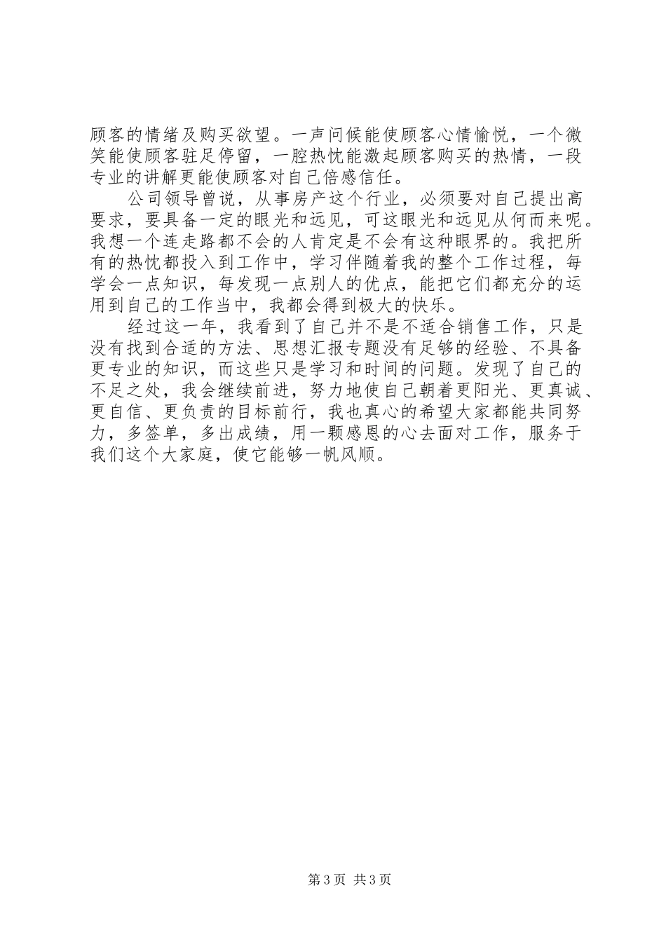 销售方面的年终工作总结_第3页