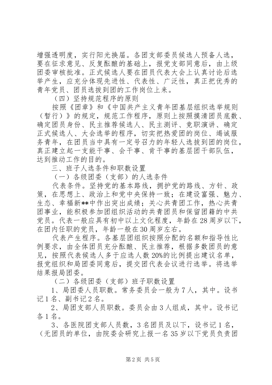 XX年换届选举工作方案_第2页