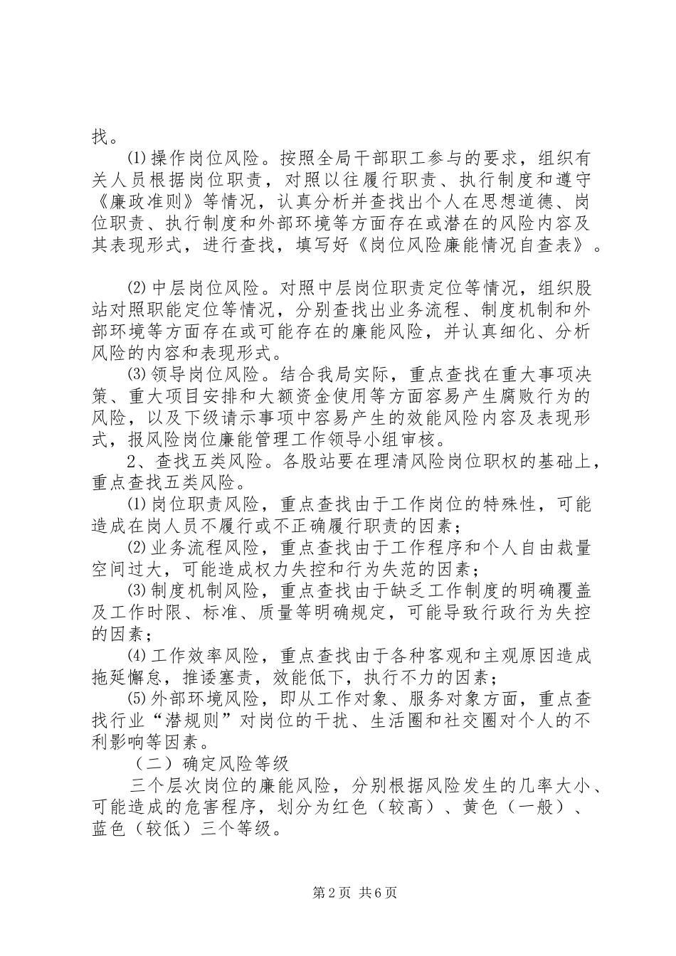 水电局廉能管理工作实施方案_第2页