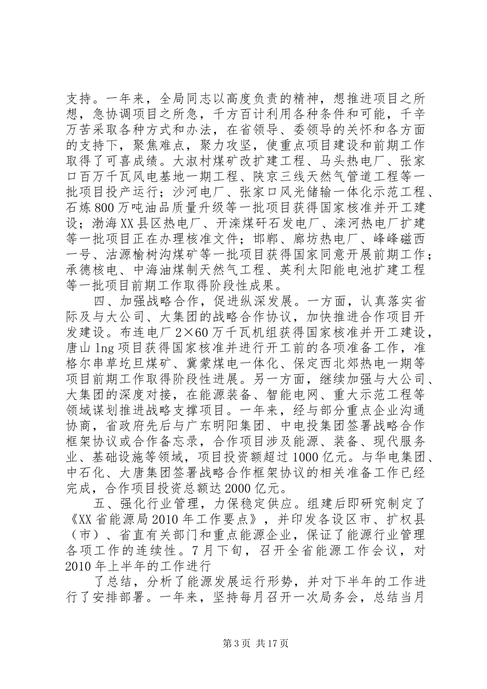 能源局工作总结_第3页