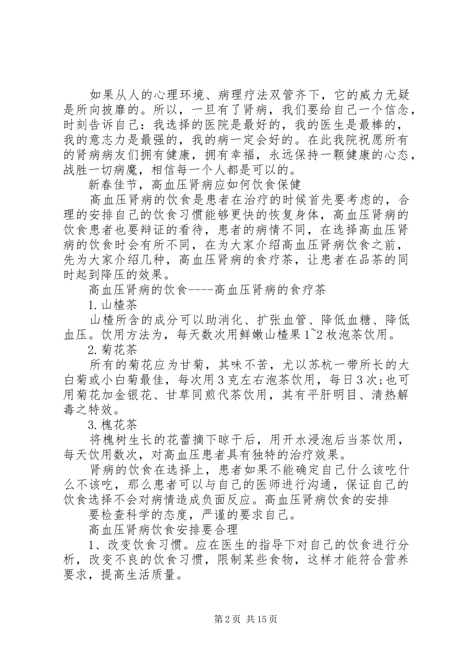 肾病医院工作总结(精选多篇)_第2页