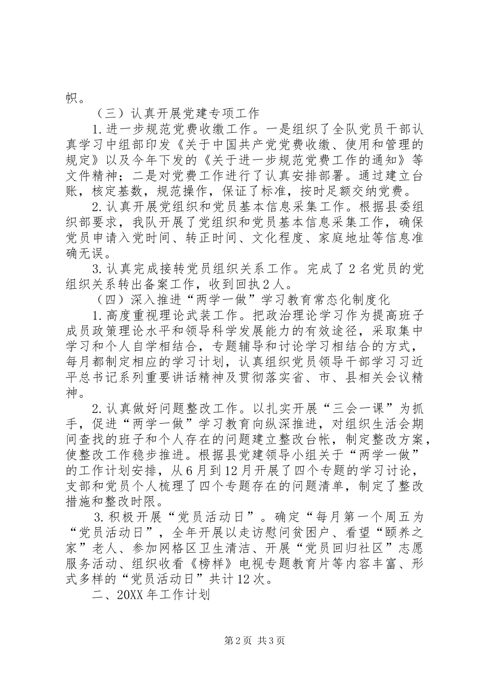 统计调查队党建工作总结_第2页