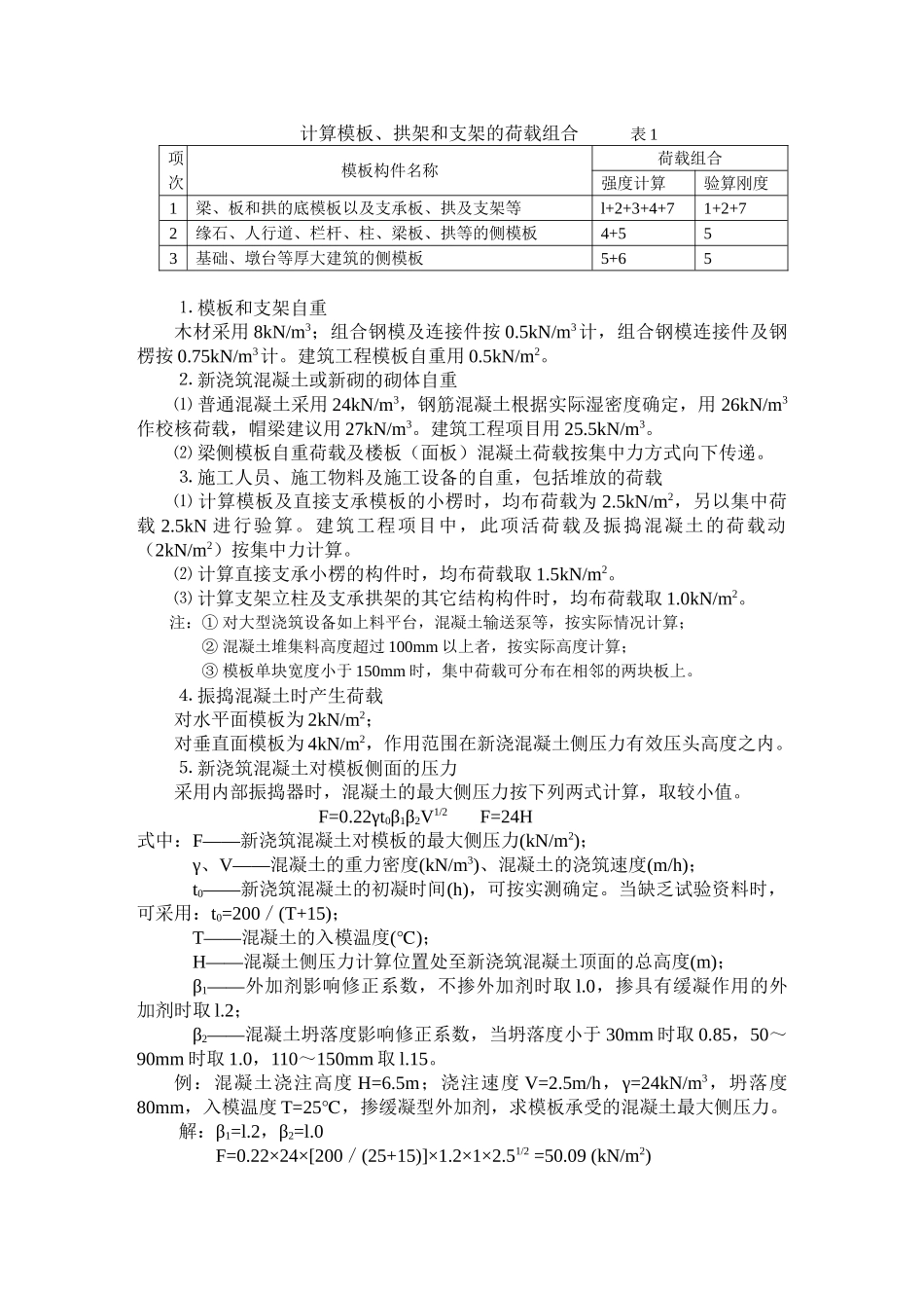 模板支架体系的简易结构计算方法介绍_第2页