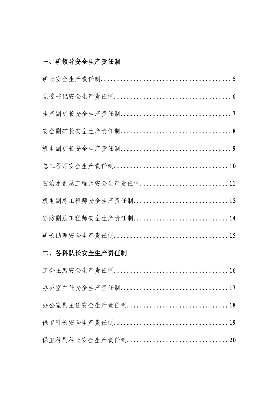 煤矿各级领导安全生产责任_第2页