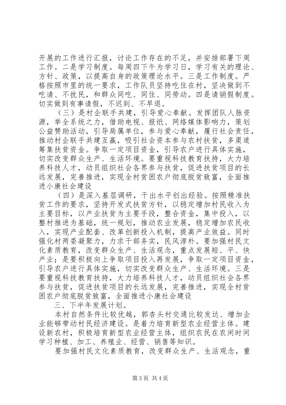 驻村工作队扶贫工作总结_第3页