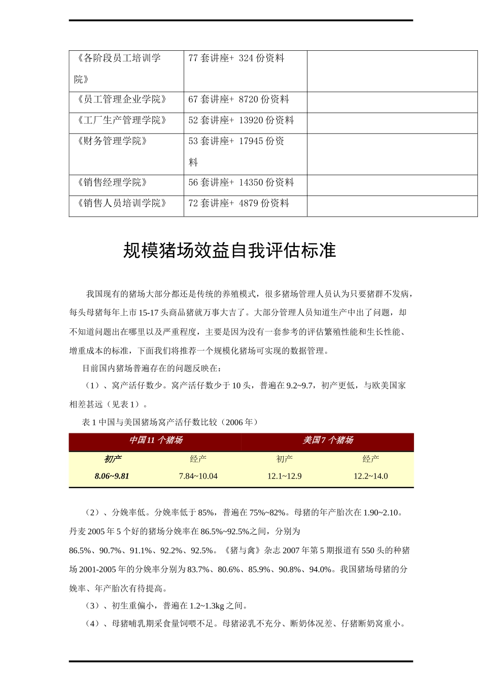 规模猪场效益自我评估标准_第2页