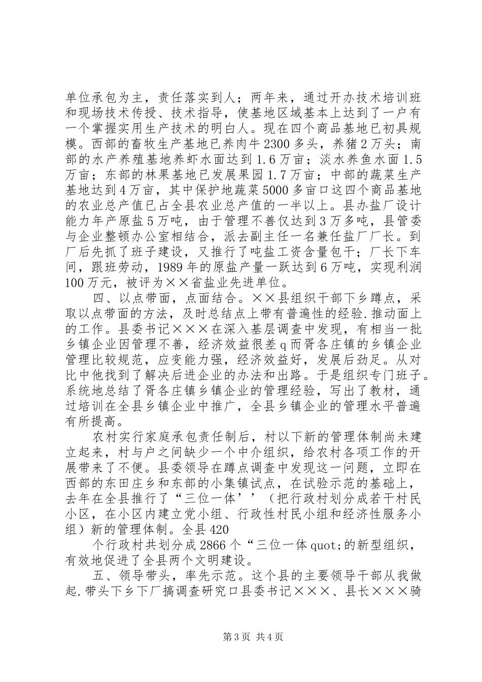 组织干部下乡工作总结范文_第3页