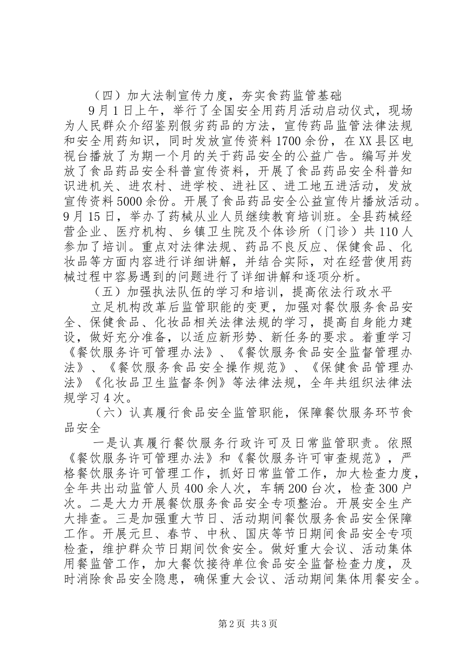 食药监局工作总结_第2页