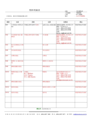 物料明细表(塏所)XXXX-07-11(6页)