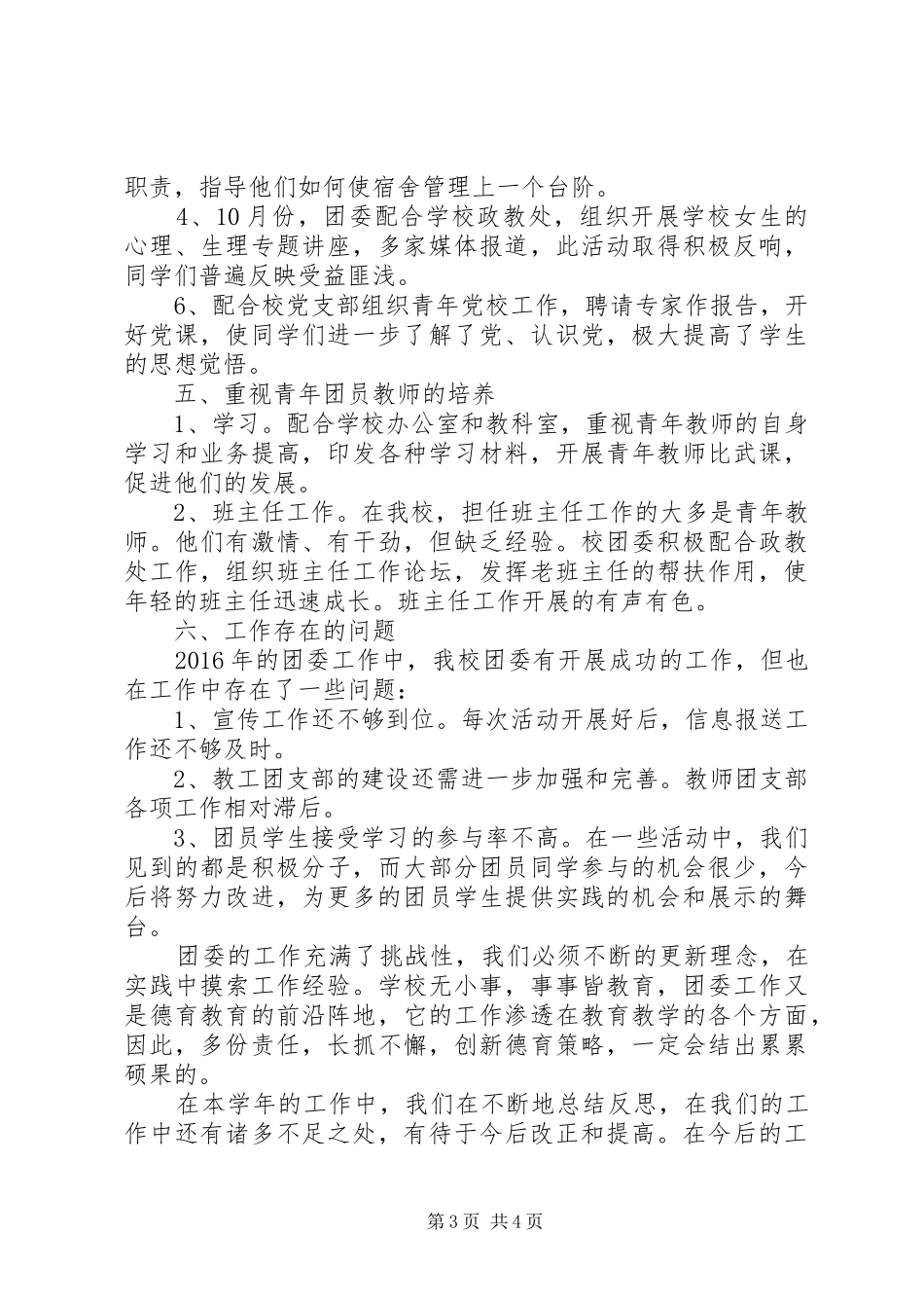 阳南中学团委工作总结_第3页