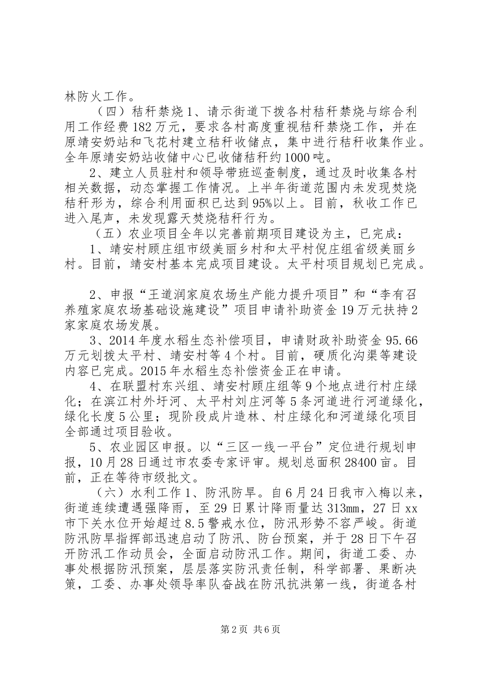 街道年度农水中心工作总结_第2页