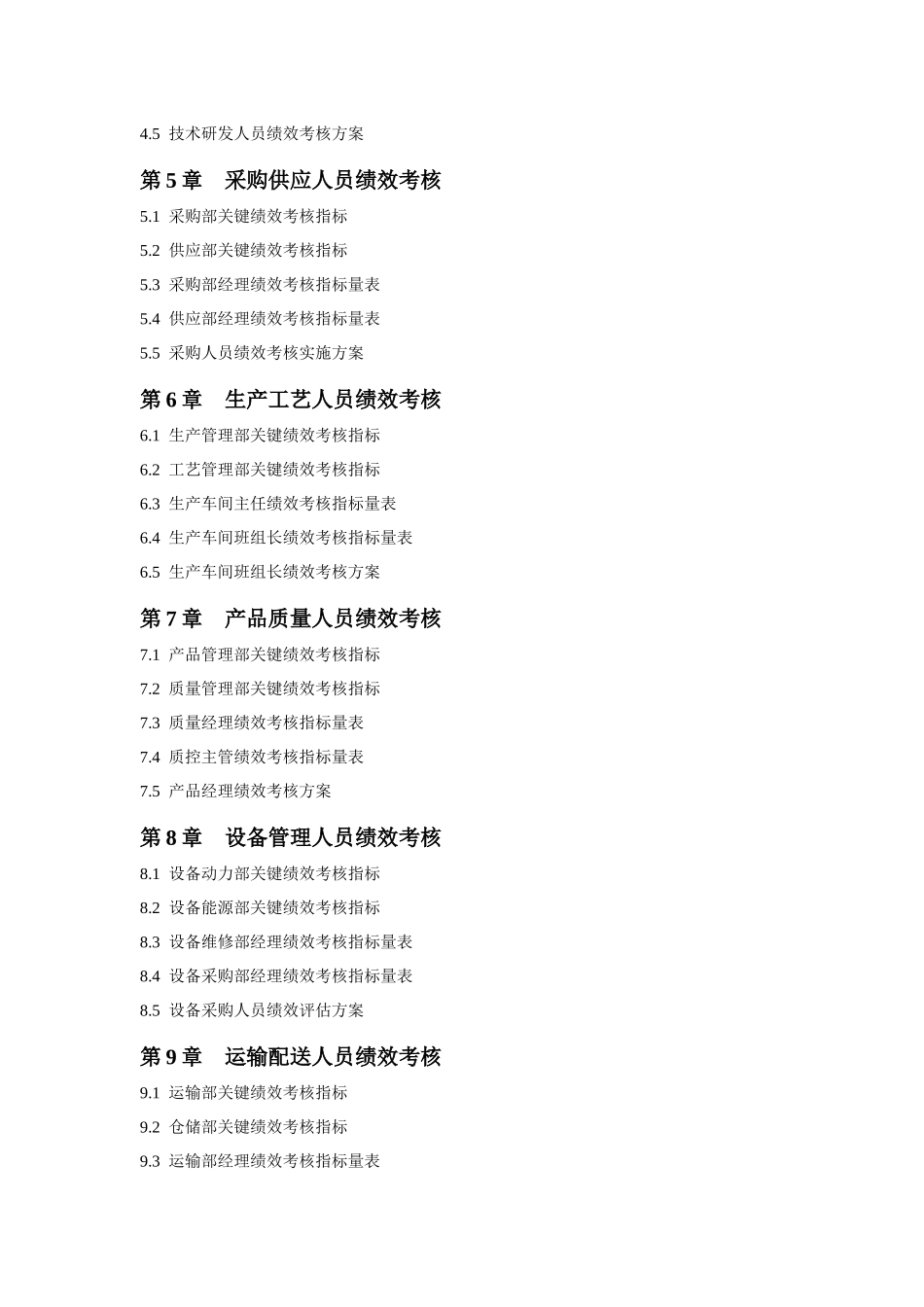 绩效考核指标库大全(30个行业共计283_第2页