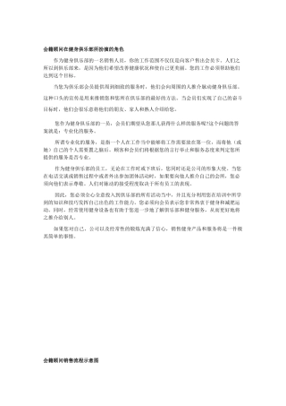 会籍顾问培训全册