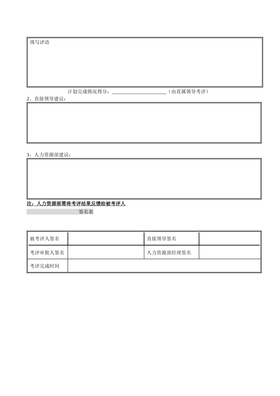 绩效考评表0110_第2页