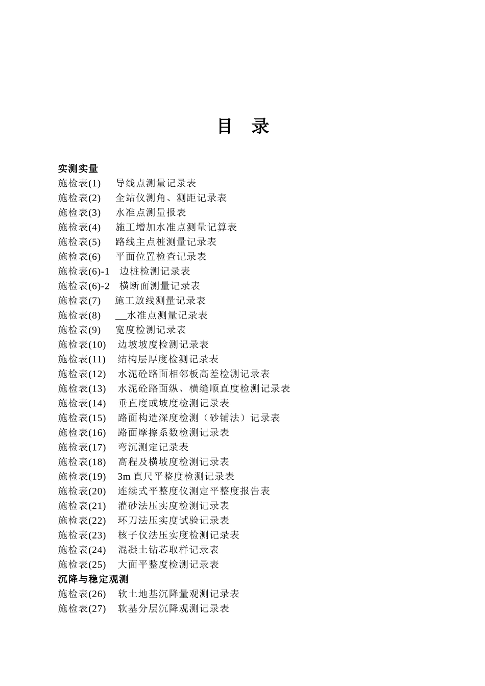 第三册施工现场施检表(新)测量_第2页