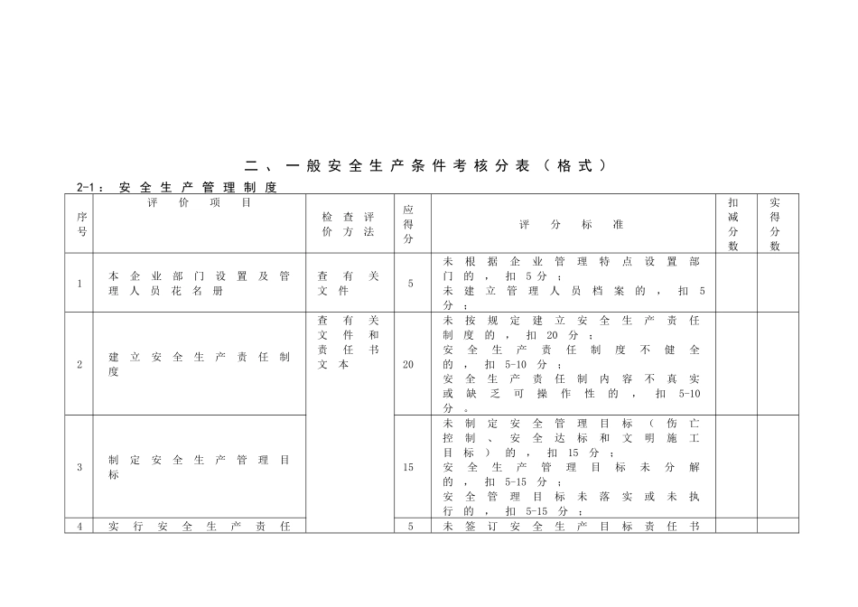 山东省建筑施工企业安全生产条件复查表_第3页