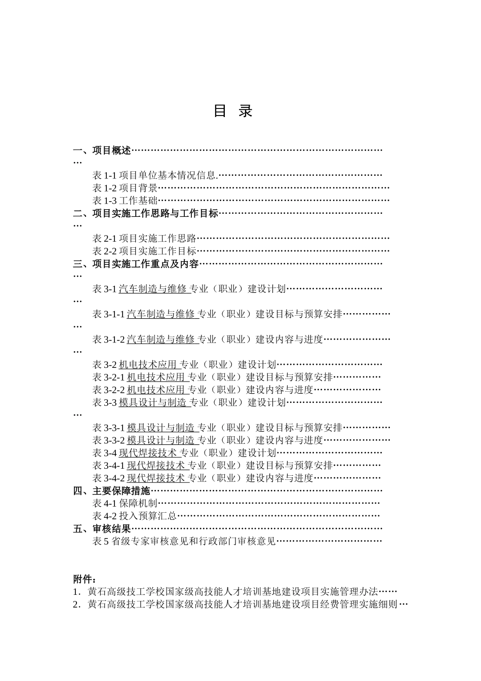 国家级高技能人才培训基地建设项目实施方案(41页)_第3页