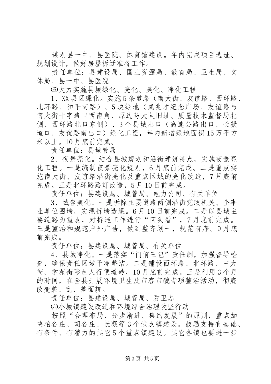 县城乡建设改造和环境综合治理工作实施方案_第3页