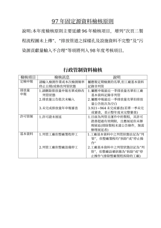 行政管制资料检核