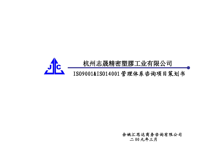 杭州志晟 咨询工作计划_第1页