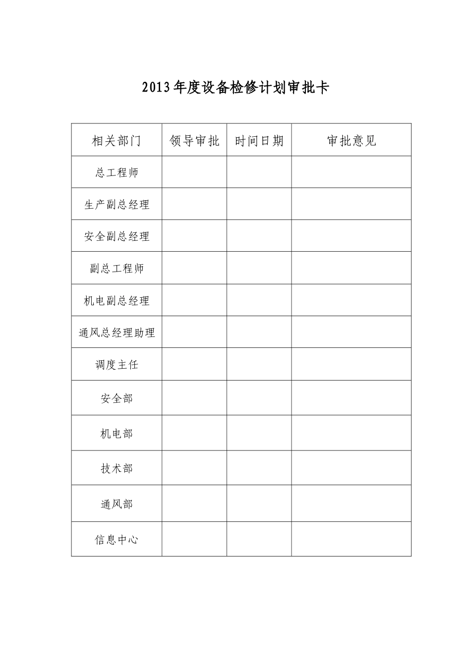 机电设备检修计划_第2页