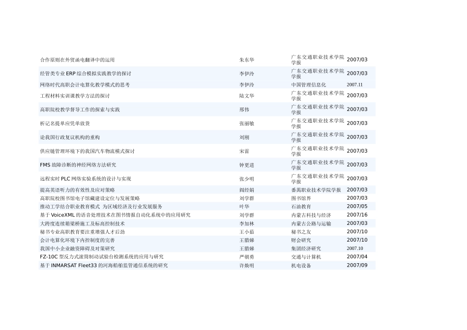 高职工程测量精品课程教学内容和教学方法改革特色_第2页