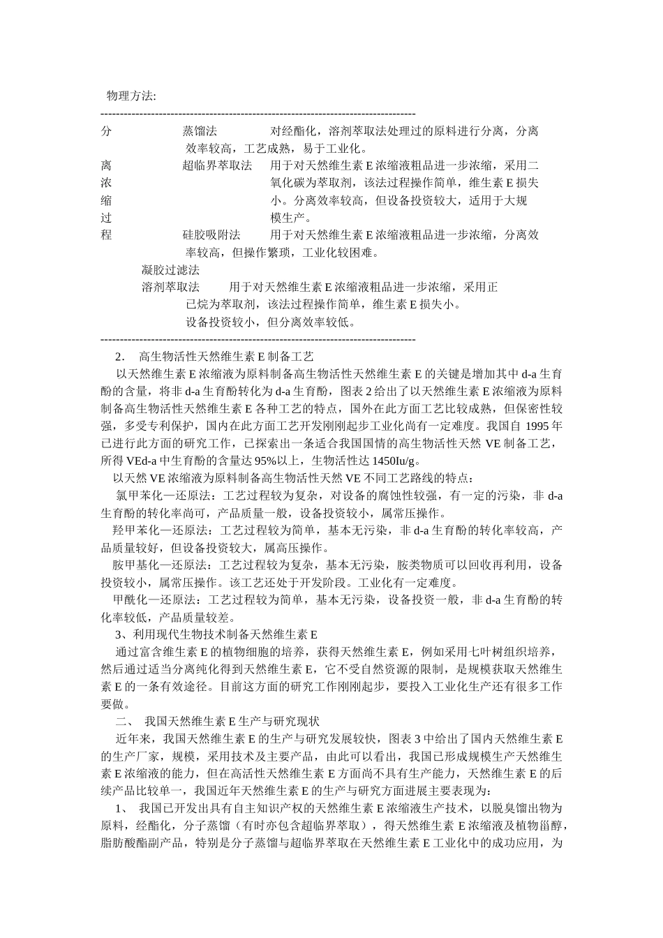 我国天然维生素E开发生产近况_第2页