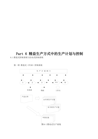 精益生产方式中的生产计划与看板管理
