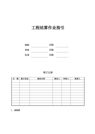 工程结算作业指引KWG-WI-ZJ-06.