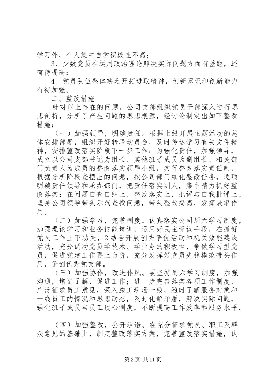 “保纯”整改落实方案_第2页