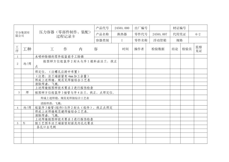 一套完整的换热器装配工艺_第2页