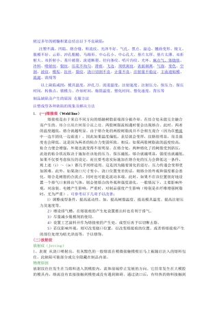 注塑工艺缺陷资料-1