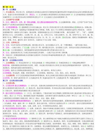 公文写作与处理