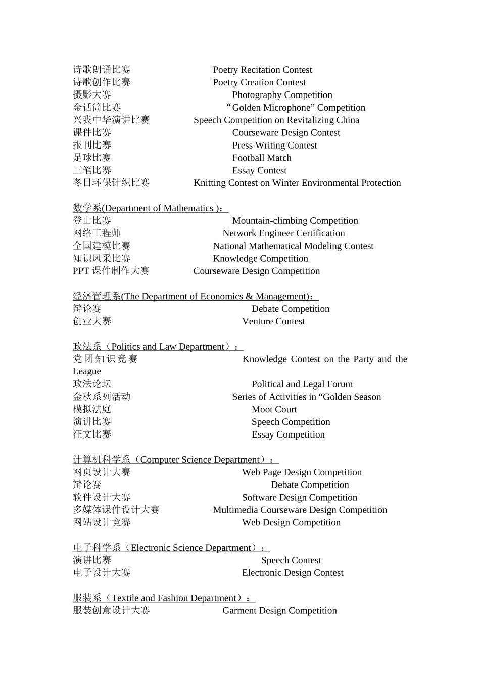 个人简历相关获奖词汇_第2页