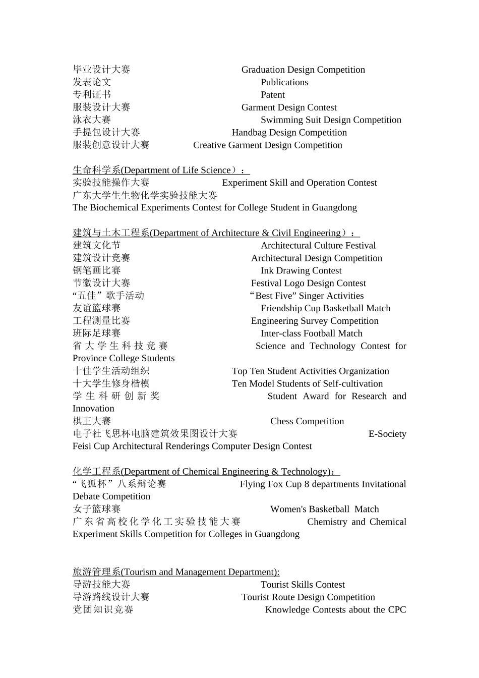 个人简历相关获奖词汇_第3页