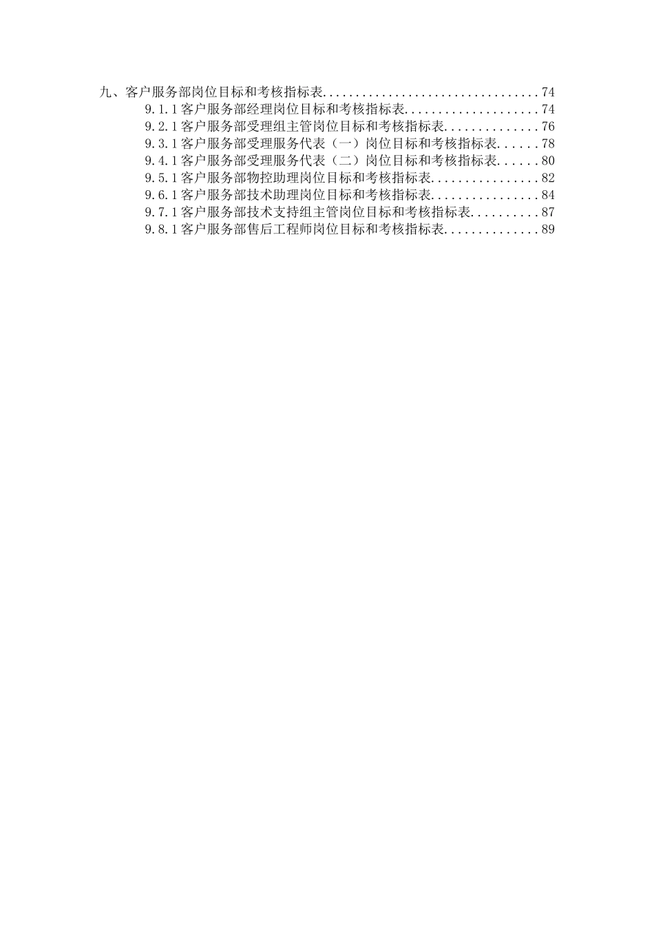 国安创想岗位目标和考核指标表_第3页