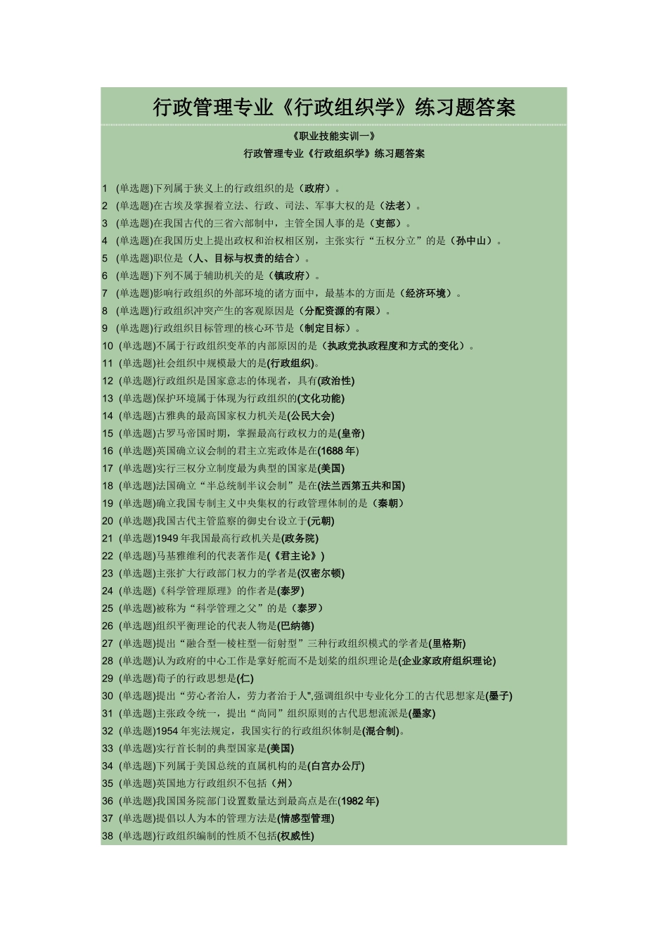 行政管理专业_第1页