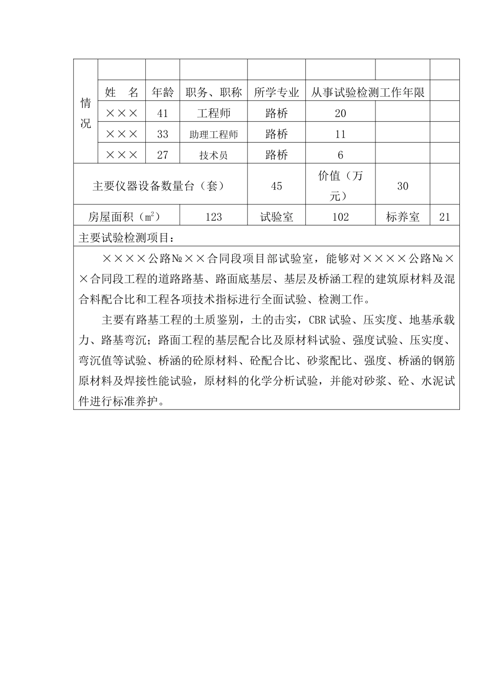 工地实验室资质申请资料（22页）_第2页