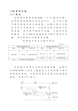龙阳路车站道岔区的轨道梁施工技术方案